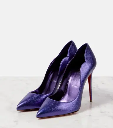 Christian Louboutin Hot Chick 100 metallic leather pumps | Thumbnail 3 Christian Louboutin Hot Chick 100 metallic leather pumps | Thumbnail 3