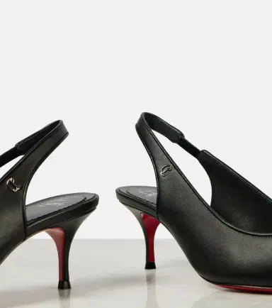 Christian Louboutin Sporty Kate 55 leather slingback pumps | Thumbnail 2