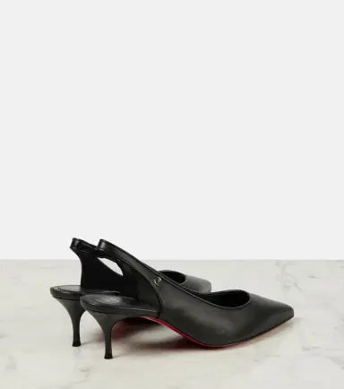 Christian Louboutin Sporty Kate 55 leather slingback pumps | Thumbnail 3
