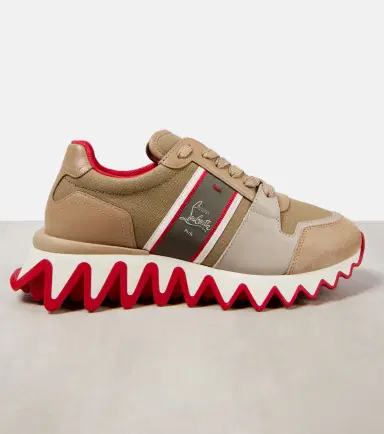 Christian Louboutin Nastroshark leather and canvas sneakers | Thumbnail 2 Christian Louboutin Nastroshark leather and canvas sneakers | Thumbnail 2