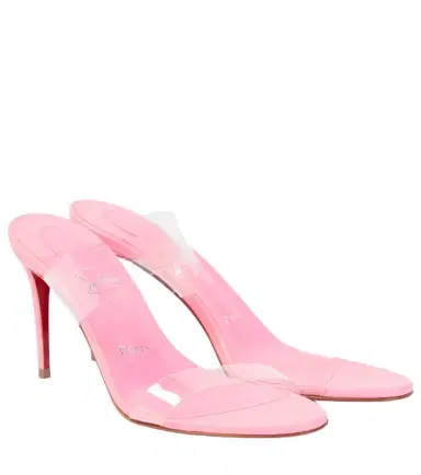 Christian Louboutin Just Nothing 85 PVC mules | Thumbnail 1 Christian Louboutin Just Nothing 85 PVC mules | Thumbnail 1