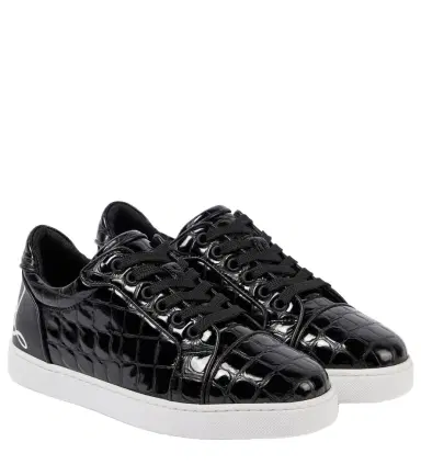 Christian Louboutin Fun Vieira croc-effect leather sneakers | Thumbnail 1