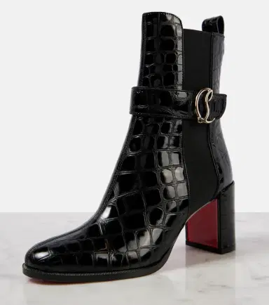 Christian Louboutin CL croc-effect leather ankle boots | Thumbnail 3 Christian Louboutin CL croc-effect leather ankle boots | Thumbnail 3