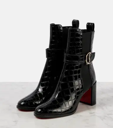 Christian Louboutin CL croc-effect leather ankle boots | Thumbnail 5 Christian Louboutin CL croc-effect leather ankle boots | Thumbnail 5