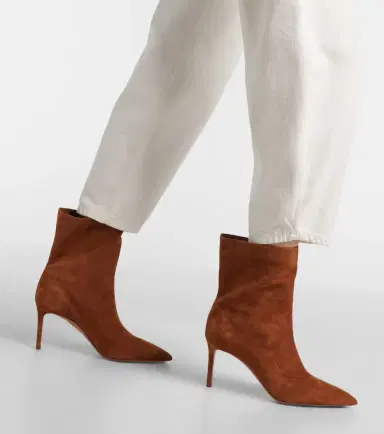 Aquazzura Matignon suede booties | Thumbnail 5