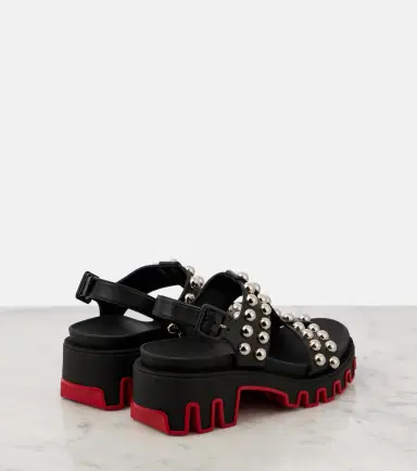 Christian Louboutin Duniclou studded leather sandals | Thumbnail 2 Christian Louboutin Duniclou studded leather sandals | Thumbnail 2