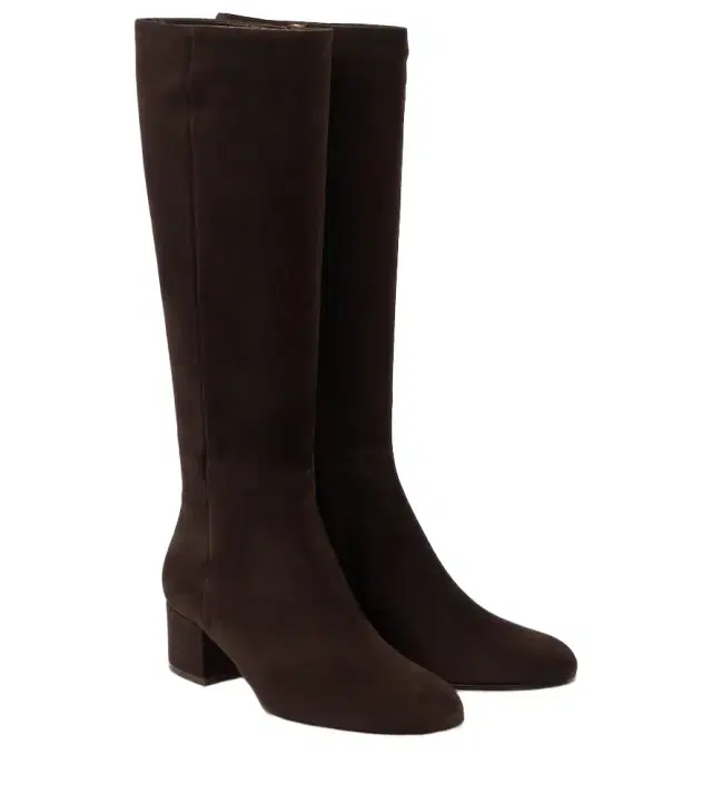 Gianvito Rossi 45 suede knee-high boots