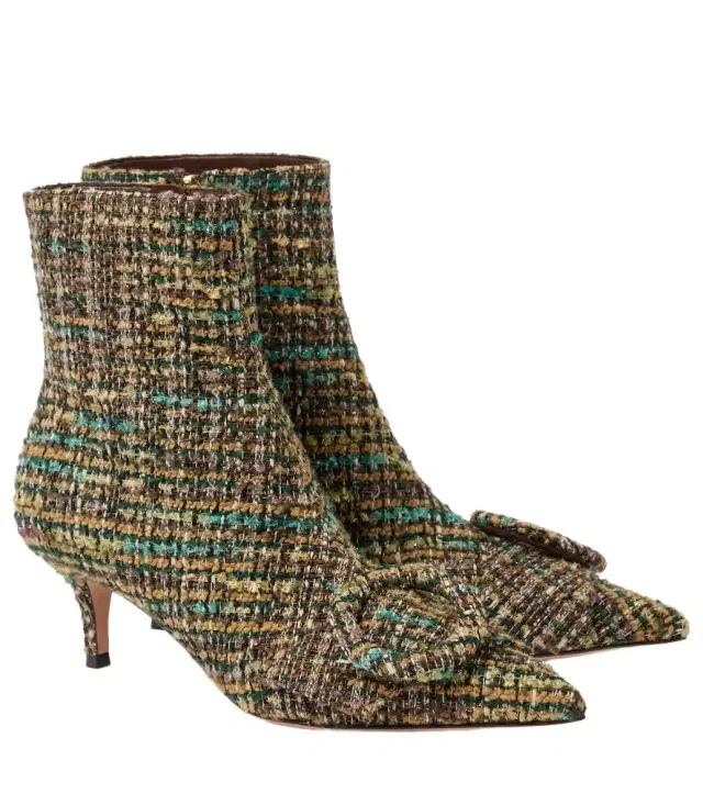 Gianvito Rossi 55 bouclé ankle boots