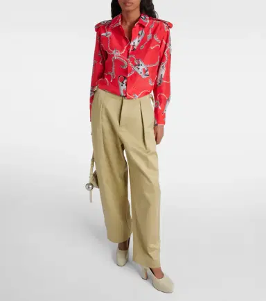 Burberry Printed silk shirt | Thumbnail 2