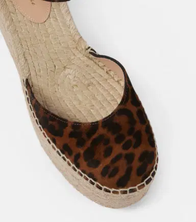 Gianvito Rossi Leopard-print suede espadrille wedges | Thumbnail 3