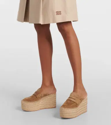 Gianvito Rossi Suede espadrille wedges | Thumbnail 5