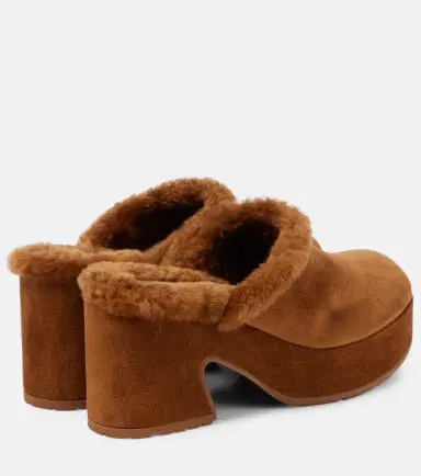 Gianvito Rossi Lyss 55 suede platform clogs | Thumbnail 3