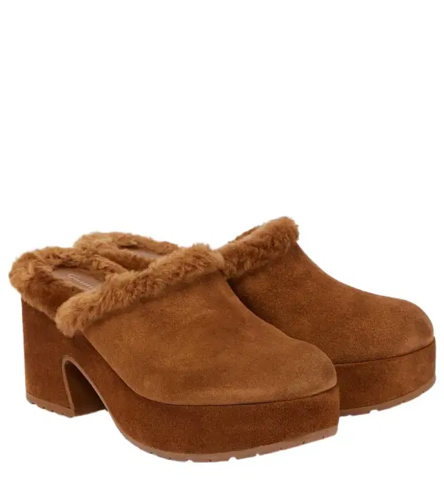Gianvito Rossi Lyss 55 suede platform clogs