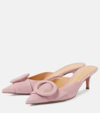 Gianvito Rossi Portofino 55 suede mules | Thumbnail 4