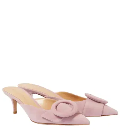 Gianvito Rossi Portofino 55 suede mules | Thumbnail 1