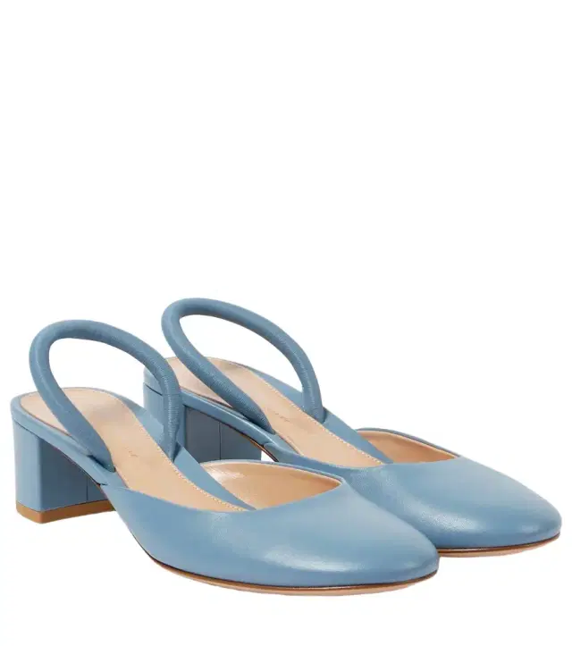 Gianvito Rossi Tivoli leather mules