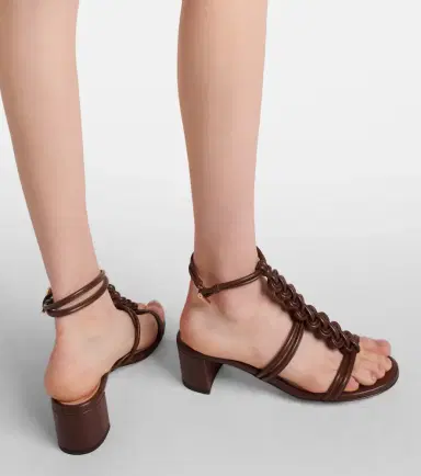 Gianvito Rossi Capua 45 leather sandals | Thumbnail 4