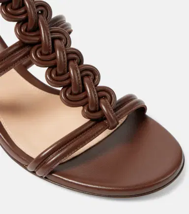 Gianvito Rossi Capua 45 leather sandals | Thumbnail 6