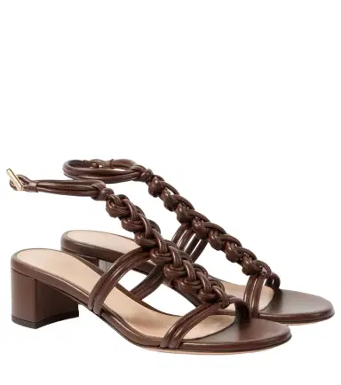 Gianvito Rossi Capua 45 leather sandals | Thumbnail 1