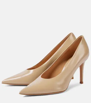 Gianvito Rossi Robbie leather pumps | Thumbnail 3