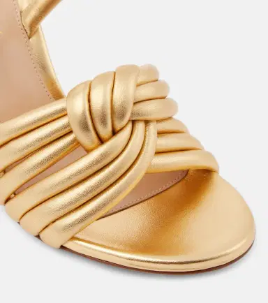 Gianvito Rossi Ottavia metallic leather sandals | Thumbnail 4