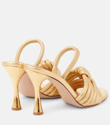 Gianvito Rossi Ottavia metallic leather sandals | Thumbnail 6