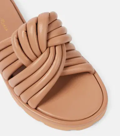 Gianvito Rossi Ottavia leather slides | Thumbnail 5