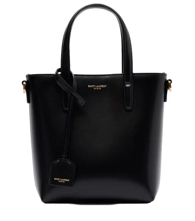 Saint Laurent Toy Shopping Mini leather tote bag