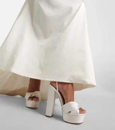 Aquazzura Bridal Olie 140 satin platform sandals | Thumbnail 5 Aquazzura Bridal Olie 140 satin platform sandals | Thumbnail 5