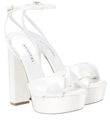 Aquazzura Bridal Olie 140 satin platform sandals | Thumbnail 1 Aquazzura Bridal Olie 140 satin platform sandals | Thumbnail 1