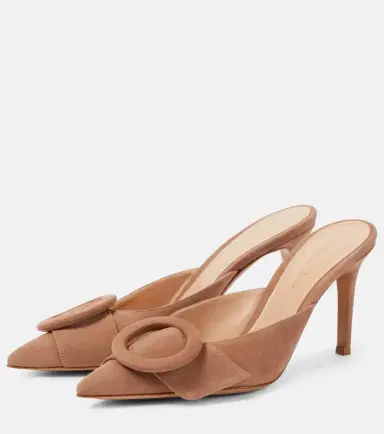 Gianvito Rossi Suede mules | Thumbnail 3