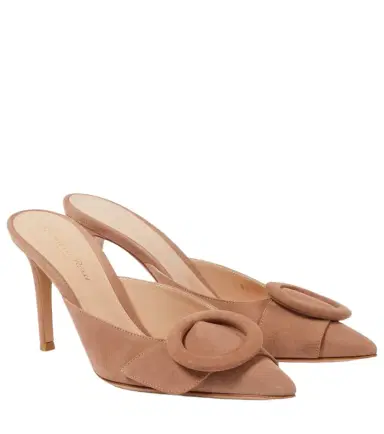 Gianvito Rossi Suede mules | Thumbnail 1