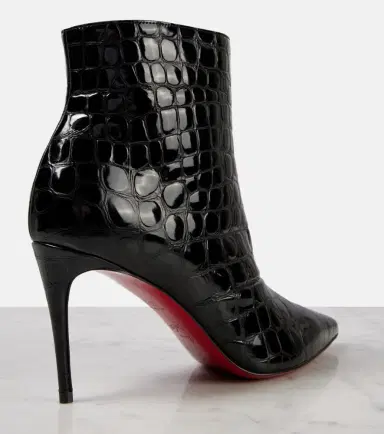 Christian Louboutin So Kate 85 croc-effect ankle boots | Thumbnail 7