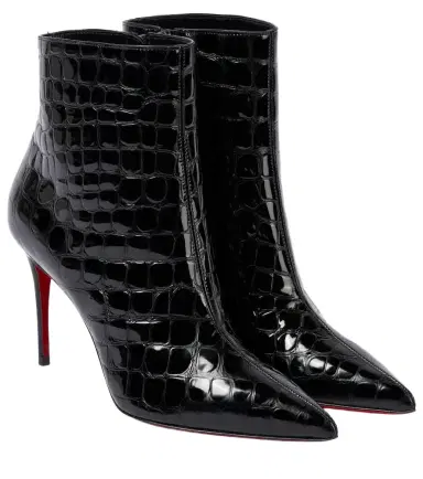 Christian Louboutin So Kate 85 croc-effect ankle boots | Thumbnail 1