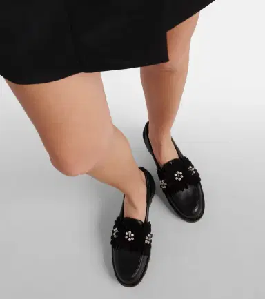 Christian Louboutin Flora Moc embellished leather loafers | Thumbnail 6 Christian Louboutin Flora Moc embellished leather loafers | Thumbnail 6