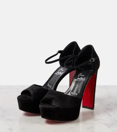 Christian Louboutin Sandaloo 130 suede sandals | Thumbnail 3