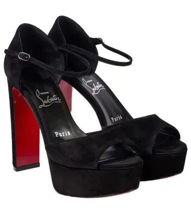 Christian Louboutin Sandaloo 130 suede sandals | Thumbnail 1