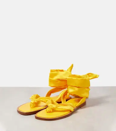Christian Louboutin Nilo Du Désert crêpe satin thong sandals | Thumbnail 6 Christian Louboutin Nilo Du Désert crêpe satin thong sandals | Thumbnail 6