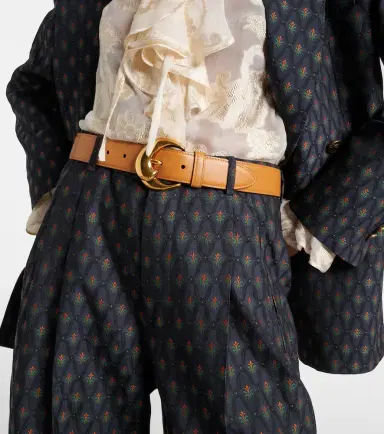 Etro Paisley leather belt | Thumbnail 4