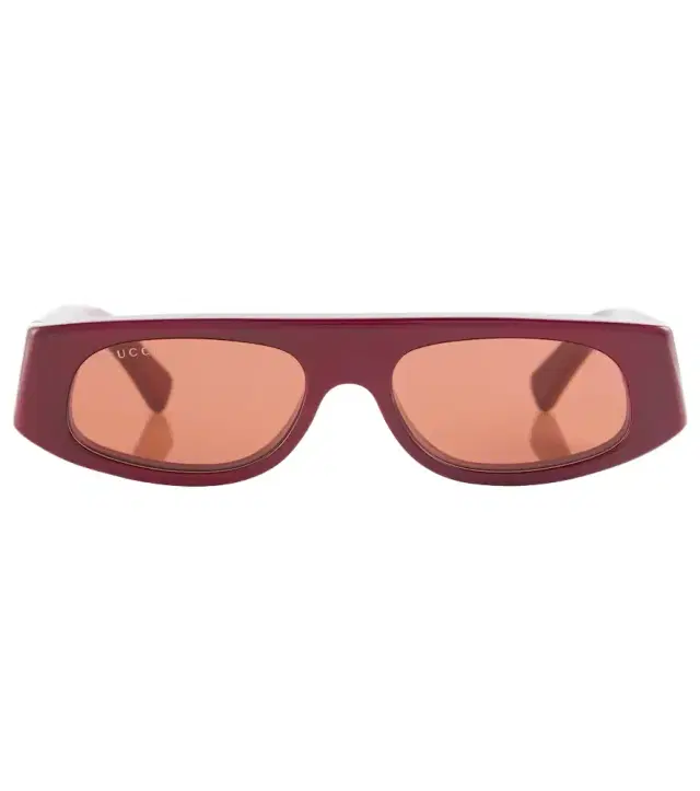 Logo rectangular sunglasses