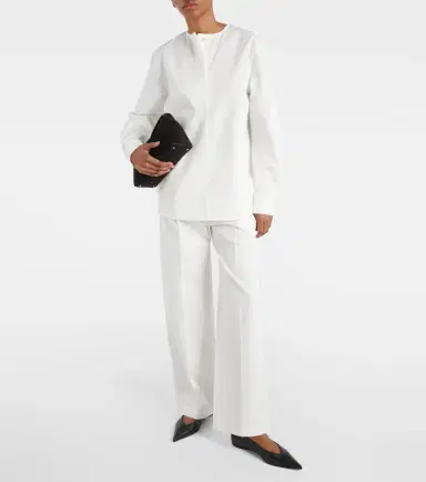 TOTEME Cotton twill blouse | Thumbnail 2 TOTEME Cotton twill blouse | Thumbnail 2