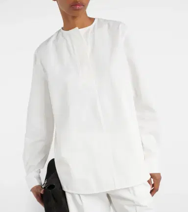 TOTEME Cotton twill blouse | Thumbnail 3 TOTEME Cotton twill blouse | Thumbnail 3