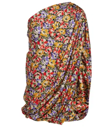 Stella McCartney Floral one-shoulder minidress | Thumbnail 1
