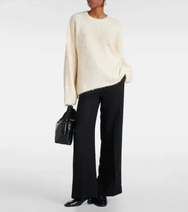 TOTEME Oversized silk sweater | Thumbnail 3