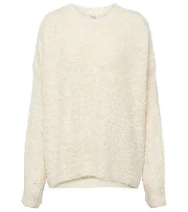 TOTEME Oversized silk sweater | Thumbnail 1