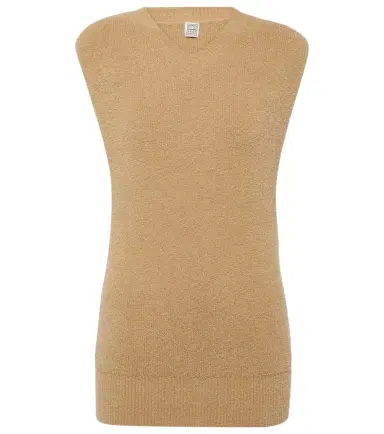TOTEME Cotton-blend terry sweater vest | Thumbnail 1