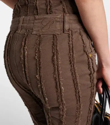 BLUMARINE Low-rise cotton-blend cropped pants | Thumbnail 6 BLUMARINE Low-rise cotton-blend cropped pants | Thumbnail 6