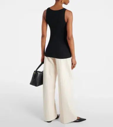 Toteme Ribbed-knit cotton jersey tank top | Thumbnail 2