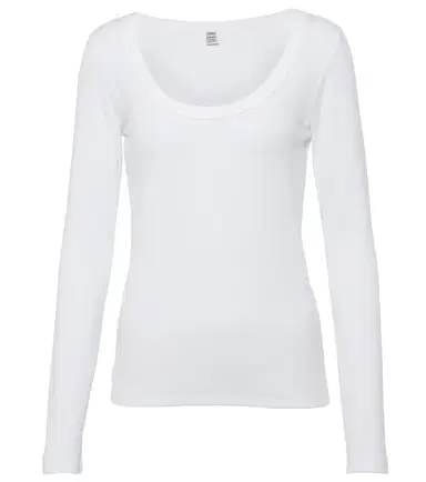 Toteme Ribbed-knit cotton jersey top | Thumbnail 1