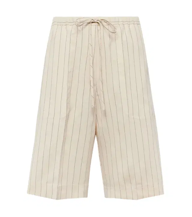 Toteme Pinstripe twill shorts